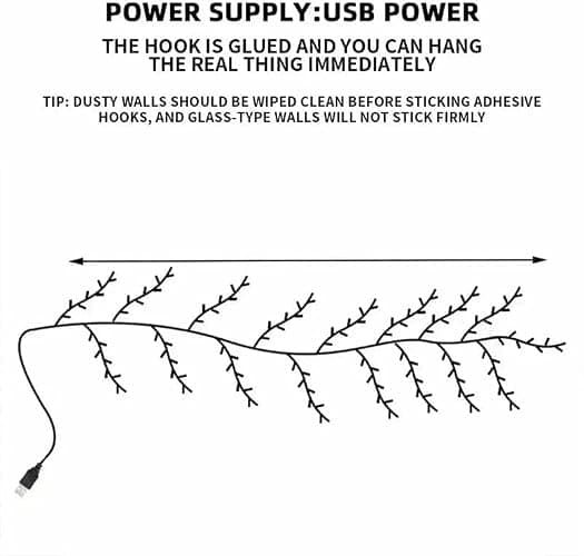 Cherry LED Tree Branch Lights for Wall thumbnail 9