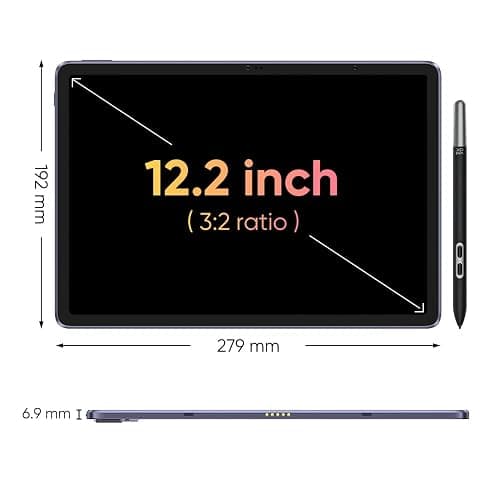 XPPen Magic Drawing Pad 12.2 Inch Standalone Drawing Tablet No Computer Needed with 16384 Pressure Levels X3 Pro Slim Stylus Tilt Support Paper-Like Screen 8GB + 256GB for Digital Drawing Artists thumbnail 7