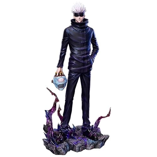 YLEAFUN JJK Anime Figure Model 34cm Jogo Action Figure Statue Interchangeable Head PVC Figures Collectible Desktop Ornaments for Fans - Image 1