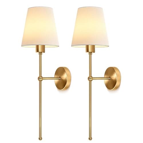 Ketom 2 Stück Wandleuchte Innen Akku, Wandlampe Innen LED Dimmbar, LED Wandleuchte Kabellos mit Fernbedienung, Timerfunktion, 3 Farbtemperaturen, 8 RGB Farben, Wandleuchte Ohne Stromanschluss, Gold thumbnail 8