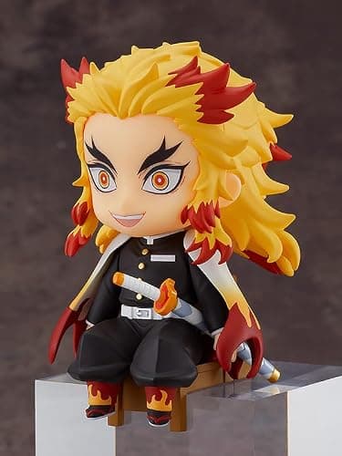Good Smile Demon Slayer: Kimetsu no Yaiba: Kyojuro Rengoku Nendoroid Swacchao! Action Figure, Multicolor thumbnail 5