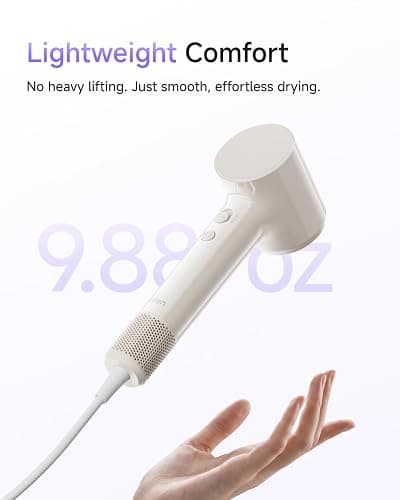 Laifen Air 15x Fast Drying Ionic Hair Dryer for Travel, Palm-Sized, Milktea | Ultra Light, 200M Negative Ions for Frizz Control, Heat Protection, 5 Modes & 2 Airspeeds, Perfect for Styling & Daily Use thumbnail 5