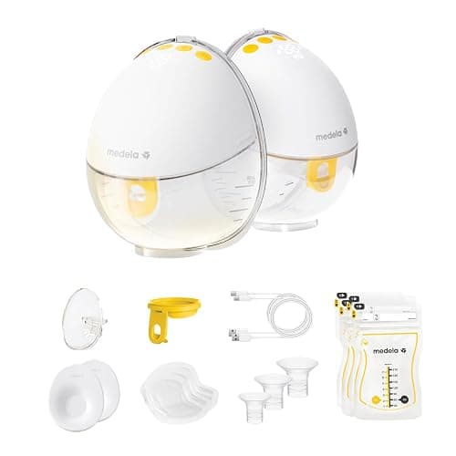 Medela Motion InBra Wearable Electric Breast Pump | Fully In-Bra, Hands-Free, Comfort Fit, BPA-Free, 5 oz Cups, USB Rechargeable, Quiet and Discreet - Image 1