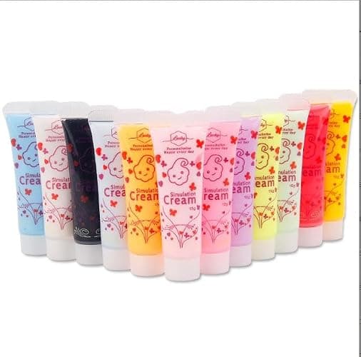 BEIJITA Whipped Cream Glue Kit - Decoden Cream Set with 10 Colors (15ml Each), Perfect for Crafting and Decorating,Ideal for DIY Crafts and Decorations thumbnail 6