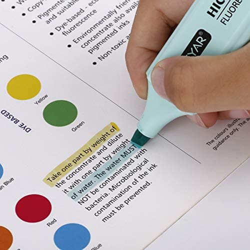 ZEYAR Highlighter, Macaron Colors Chisel Tip Marker Pen, AP Certified, Assorted Colors, Water Based, Quick Dry(2 Sets Macaron) thumbnail 6