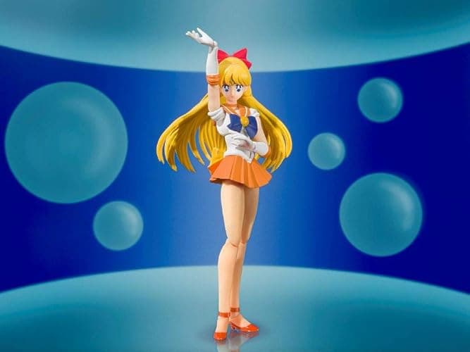 TAMASHII NATIONS - Pretty Guardian Sailor Moon - Sailor Venus -Animation Color Edition-, Bandai Spirits S.H.Figuarts Action Figure thumbnail 2
