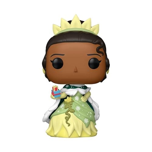 Funko POP! Disney: Princess Holiday - Tiana | Official Cartoon/Animation Merch - Collectable Vinyl Figurine for Shelf Display - Birthday Gift Idea for Fans and Collectors thumbnail 2