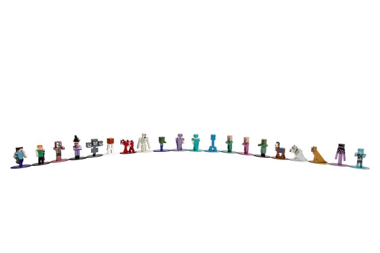 Jada Toys Minecraft 1.65" Die-cast Metal Collectible Figurine 20-Pack Wave 2, Toys for Kids and Adults, Multi (30770) thumbnail 4