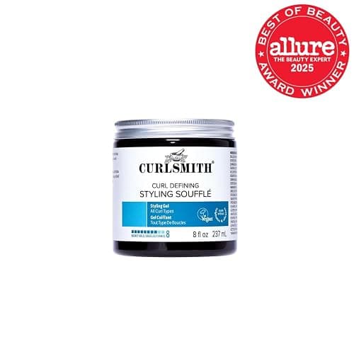 Curlsmith Curl Defining Styling Soufflé - Gel a tenuta forte per ricci, definizione, vegano e cruelty free (8 oz) thumbnail 2