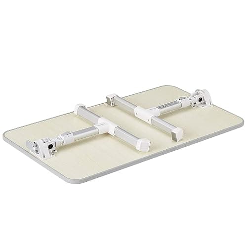 Amazon Basics Adjustable Tray Table Lap Desk Fits up to 17-Inch Laptop, Large, 13"x24", Cream thumbnail 6