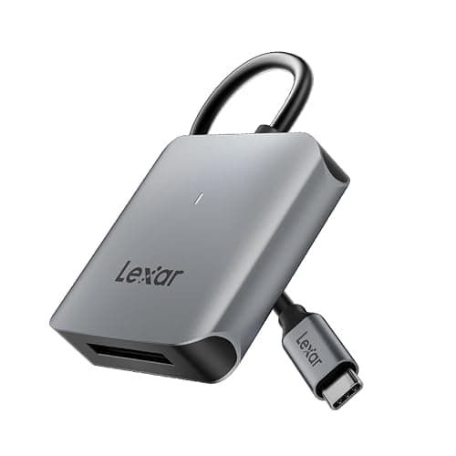 Lexar RW510 CFexpress Type B Card Reader, Up to 10Gbps, USB 3.2 Gen 2 CF Memory Card Reader for CFe Type B Card, CF Card Reader Includes USB Type-C Cable (LRW510U-BNHNG) - Image 1