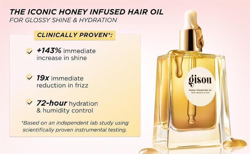 Honey Infused Hair Oil Travel Size Infused with Mirsalehi Honey to Deeply Nourish and Moisturise Hair 20 ml thumbnail 9