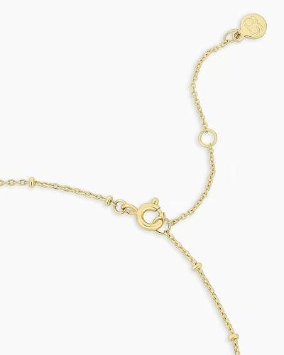 gorjana - Compass Coin Pendant Necklace 3/4 inch - 18k Gold or Silver Plated - Adjustable 17-19 inch Chain - Spring Ring Closure - Long-Lasting thumbnail 2