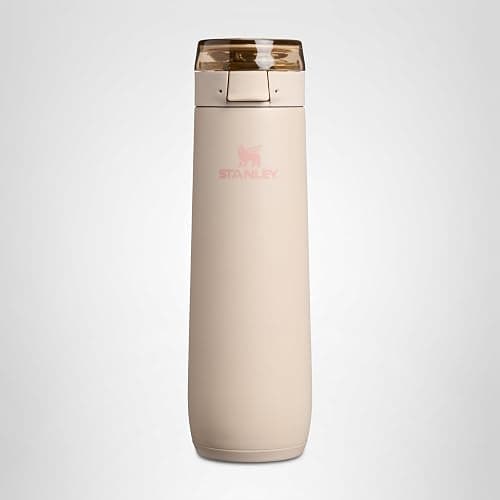 STANLEY Flowstate™ Spring Bottle | Leakproof Water Bottle with Carry Strap & Flip-Top Locking Lid | Insulated Stainless Steel | Fits Most Cup Holders | BPA-Free | 20 oz | Champagne thumbnail 11