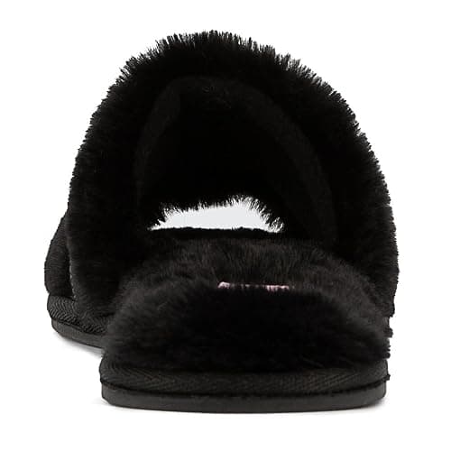 Juicy Couture Women's Plush Faux Fur Slippers – Cozy Open-Toe Slides, Soft Indoor/Outdoor House Shoes thumbnail 4