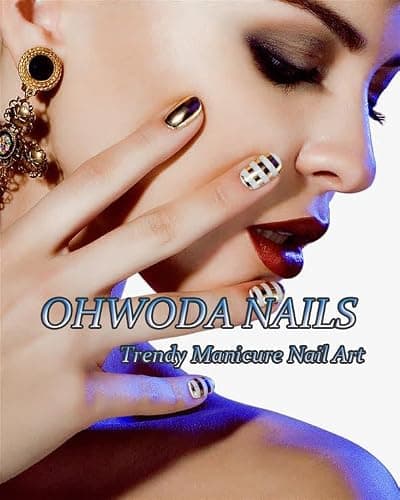 Red French Tip Press on Nails Almond Medium Fake Nails 3D Flowers Glue on Nails Full Cover Acrylic False Nail Tips Glossy Artificial Nails Medium Almond Stick on Nails for Women Manicure Decorations thumbnail 7