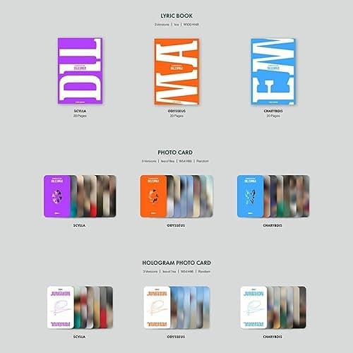 Enhypen – Dimensions: Dilemma Album + Pre-Order Benefit + Folded Poster + Extra Photocards Set (ODYSUS ver.) - Odysseus Ver. thumbnail 3