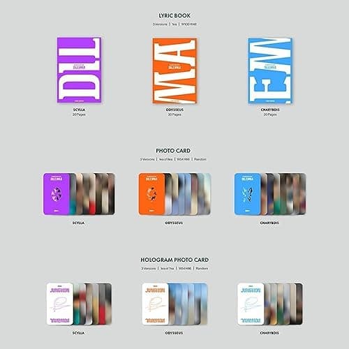 Enhypen – Dimensions: Dilemma Album + Pre-Order Benefit + Folded Poster + Extra Photocards Set (ODYSUS ver.) - Odysseus Ver. thumbnail 3
