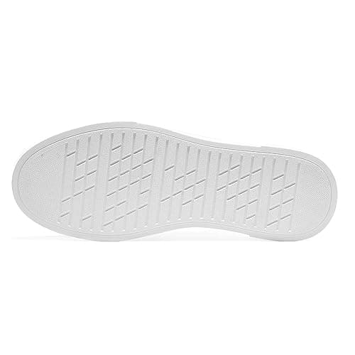 ALIPASINM Leather Business Casual Sneakers Shoes for Men - 7 - White thumbnail 6