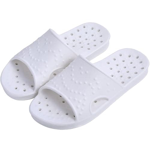 shevalues Shower Shoes for Women Men with Arch Support Quick Drying Pool Slides Lightweight Beach Sandals with Drain Holes thumbnail 7