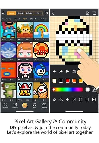 Divoom Ditoo Retro Pixel Art Game Bluetooth Speaker with 16X16 LED App Controlled Front Screen (Pink) - Pink thumbnail 7