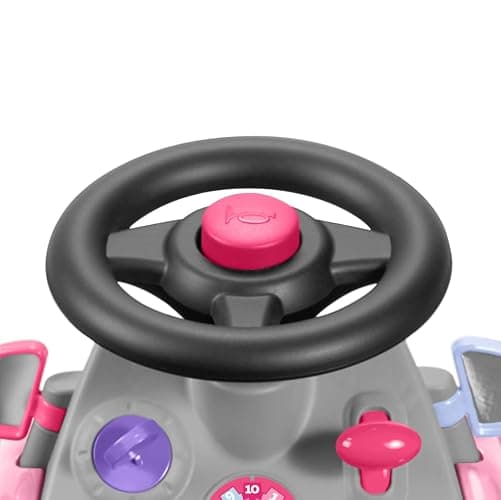 Radio Flyer Busy Buggy Ride On Toy Car with 17 Interactive Activities, Sit-to-Stand for Ages 1-3, Features Built-in Storage, Walk or Ride Options for Toddler Development and Play thumbnail 11