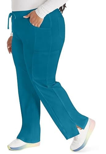 Dickies EDS Essentials Scrubs for Women, Drawstring Cargo Scrub Pants with Four-Way Stretch and Moisture Wicking DK010 thumbnail 5