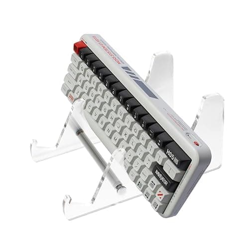 Sumgsn Keyboard Display Stand Storage Stand Display Mechanical Keyboard Holder Transparent Acrylic Stand for Three Keyboard thumbnail 5