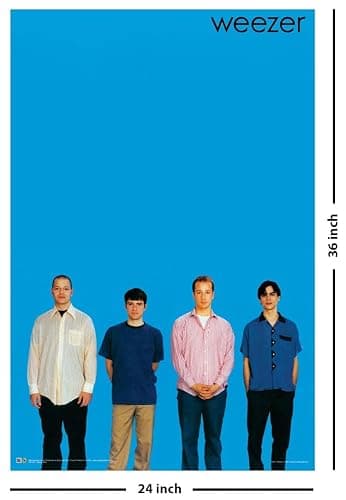 Weezer Blue Poster - Officially Licensed - 24" x 36" thumbnail 3