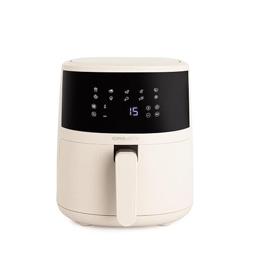 CREATE Air Fryer Studio Easy Luftfritteuse, 4,5 l, gebrochenes Weiß, Kapazität 5-6 Portionen, 10 Programme, Touch-Bedienfeld, Zeit- und Temperatursteuerung, 1400 W - Image 1