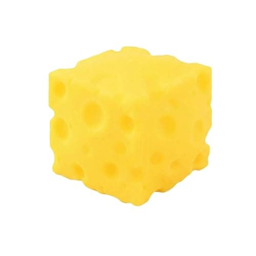 Cheese Squishy Lovely Unbreakable Cute Cheese Cute Toy Soft Foam Stress Toy for Men Women for Stress Relief Squeeze Ball - Image 1