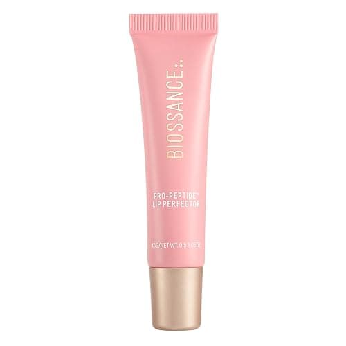 Biossance Pro-Peptide Lip Perfector – Triple-Treat Vegan Lip Balm – Deeply Hydrating with Pro-Peptides & Hyaluronic Acid – Enhances Natural Lip Color – Silky, Glossy Finish - Image 1