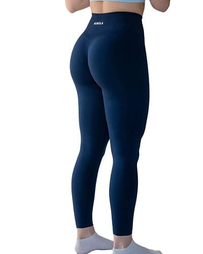 AUROLA Workout Leggings for Women Seamless Scrunch Tights Tummy Control Gym Fitness Girl Sport Active Yoga Pants thumbnail 7