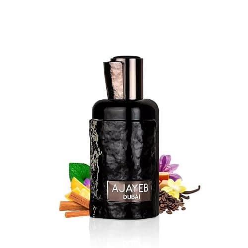 Lattafa Ajayeb Dubai Eau de Parfum Spray for Men, 3.4 Ounce thumbnail 2