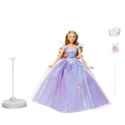 Mattel Universal Pictures' Wicked: for Good Deluxe Glinda Fashion Doll with Removable Outfit & 3 Accessories, Inspired by The Movie thumbnail 6