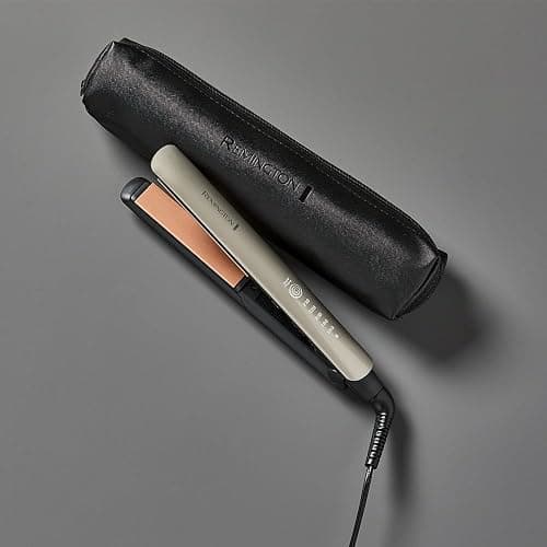 Remington Glätteisen Profi [Hitzeschutzsensor um Haarschäden zu verringern] Keratin Protect (hochwertige Keratin-Keramikbeschichtung mit Mandelöl) Digitales Display, 160-230°C, Haarglätter S8593 | Hitzeschutzsensor zur Verringerung von Haarschäden, Federnd gelagerte Stylingplatten, 15 Sekunden Aufheizzeit thumbnail 6