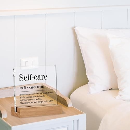 Spa Decor for Spa Room, Self Care Gifts for Women Men, Mental Health Gifts, Self Care Definition Massage Room Bathroom Decorative Signs Plaque thumbnail 6