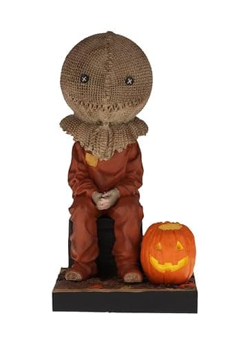 Royal Bobbles Trick 'R Treat Sam Sitting Collectible Bobblehead Statue - Image 1
