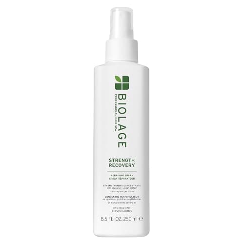 Biolage Strength Recovery Repairing Spray - Leave-In Treatment, Strengthens & Repairs Damaged Hair, Heat Protectant, Detangling Leave-In Treatment, With Olive Squalane & Vegan Proteins - Image 1