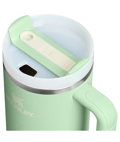 STANLEY Quencher H2.0 Tumbler with Handle and Straw 40 oz | Flowstate 3-Position Lid | Cup Holder Compatible for Travel | Insulated Stainless Steel Cup | BPA-Free | Pistachio thumbnail 3