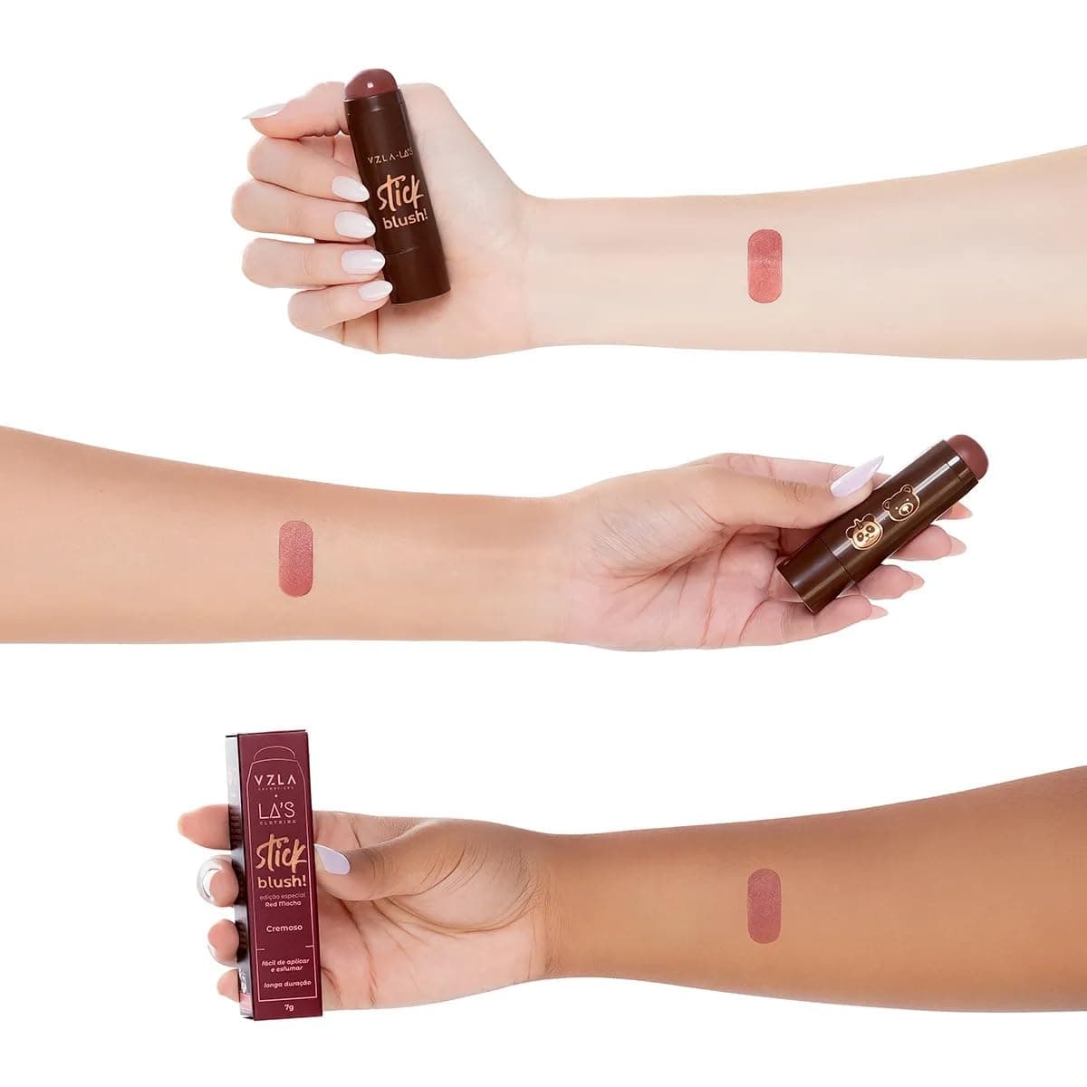 Blush Stick Red Mocha 7g - Vizzela + La's thumbnail 3