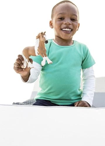 Schleich Farm World Realistic Tinker Mare Horse Figurine - Highly Detailed and Durable Farm Animal Toy, Fun and Educational Play for Boys and Girls, Gift for Kids Ages 3+ thumbnail 2