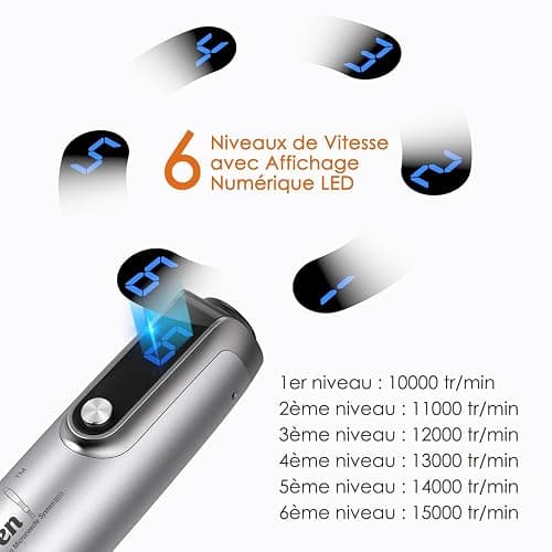 Dr. pen M8S Microneedling Pen Dermapen Stylo de Microneedling Professionnel Sans Fil Électrique avec Écran LCD et Chargement Type-C avec 7 Cartouches, Cadeaux pour Femmes, Mère, Petite Amie thumbnail 4