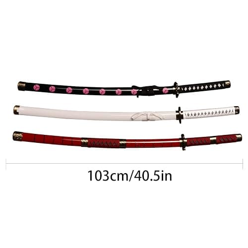 SV Anime Sword Cosplay Roronoa Zoro Sword Shusui&Wado Ichimonji&Sandai Kitetsu&Yubashiri&Death Surgeon Sword Katana103cm/40 inch thumbnail 2