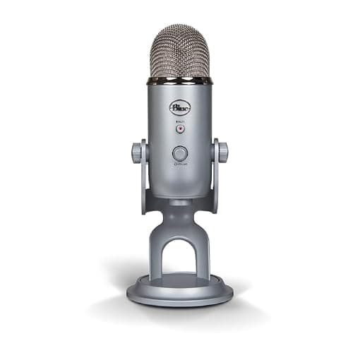 Logitech Creators Blue Yeti USB Microphone for Gaming, Streaming, Podcast, YouTube, Discord, PC, Studio Sound, Plug & Play-Silver thumbnail 5