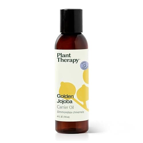 Plant Therapy Jojoba Golden Carrier Oil 4 oz 100% Pure, Cold-Pressed, Natural and GMO-free Moisturizer and Carrier Oil for Essential Oils - Image 1
