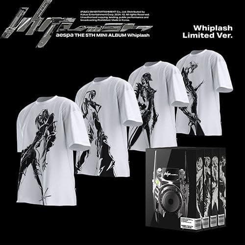 cokodive Aespa - Whiplash 5th Mini Album WHIPLASH Limited Ver RANDOM thumbnail 2