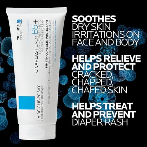 La Roche-Posay Cicaplast Balm B5 Skin Barrier Repair Cream with Centella Asiatica, Shea Butter & Panthenol | Multi-Purpose Healing Ointment for Dry, Irritated Skin | Face & Hand Balm, Baby Safe, 100ml thumbnail 4