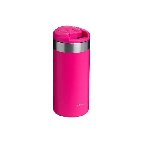STANLEY 1913 Aerolight Transit Travel Mug 0.35L – Keeps 4 Hours Hot – 6 Hours Cold – Dishwasher Safe – Leakproof – Car Cup Holder Compatible – Insulated Coffee Cup – Pink Vibes thumbnail 8