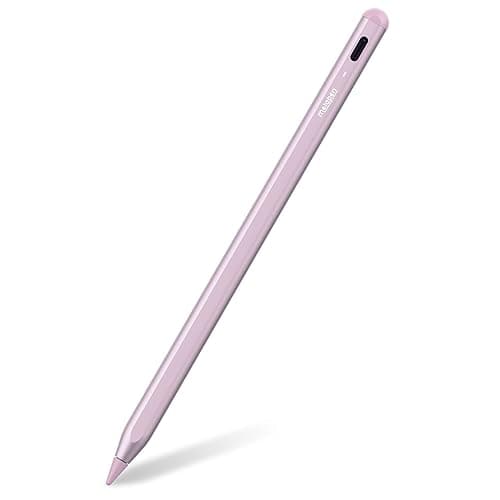 Metapen Pencil A8 for Apple iPad 2018-2025, (2X Faster Charge), Tilt Sensitivity, Pixel Precision, Stylus Pen for iPad 11/10/9/8/7/6th Gen, Pro 12.9/11/13-inch M4, Air 3/4/5/M2/M3, Mini 5/6th, Pink - Pink
